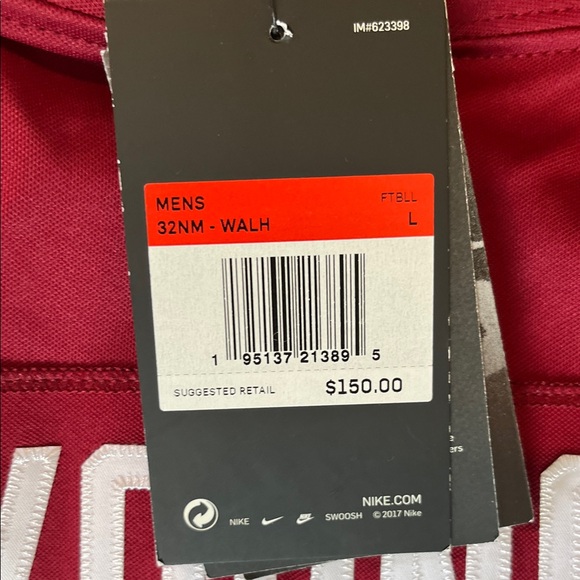 Nike Washington Team Jersey - Burgundy and Gold - Picture 6 of 7